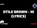Otile Brown Hi Official Video Lyrics mp3