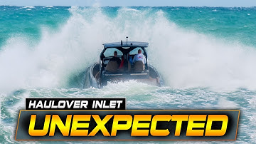 MONSTER WAVE BURIES BOAT IN SECONDS AT HAULOVER INLET !! BOAT ZONE