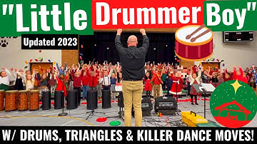 Lapel Elementary 1st Grade “Little Drummer Boy” Fun Motions Christmas Program Instruments