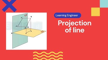 How to draw projection of straight line. #Learningengineer #MSBTE #Ischeme #EGE #EDR #lines #iti