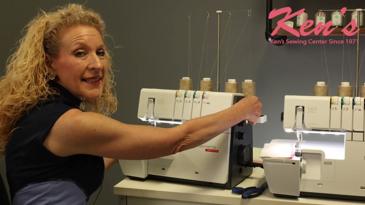 Bernette B62 B64 B68 Overlock Serger Machine Comparison