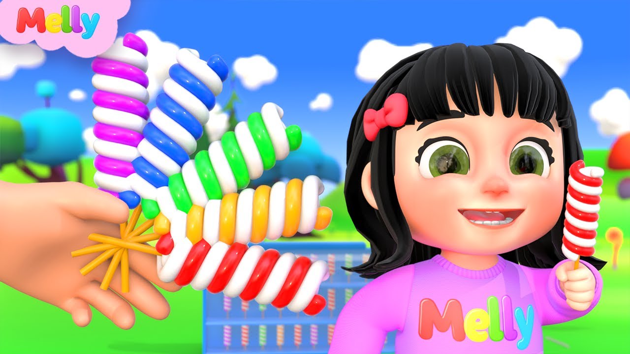 Piruletas – Familia de los Dedos | Melly en Español | Canciones Infantiles