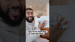 What Parents Should Know About Sight Words #shorts #sightwords