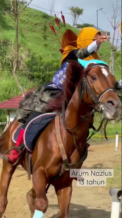 Panahan Berkuda, Arum Nazlus Teriak “yiiihaaa” 🐎🏹😎😎