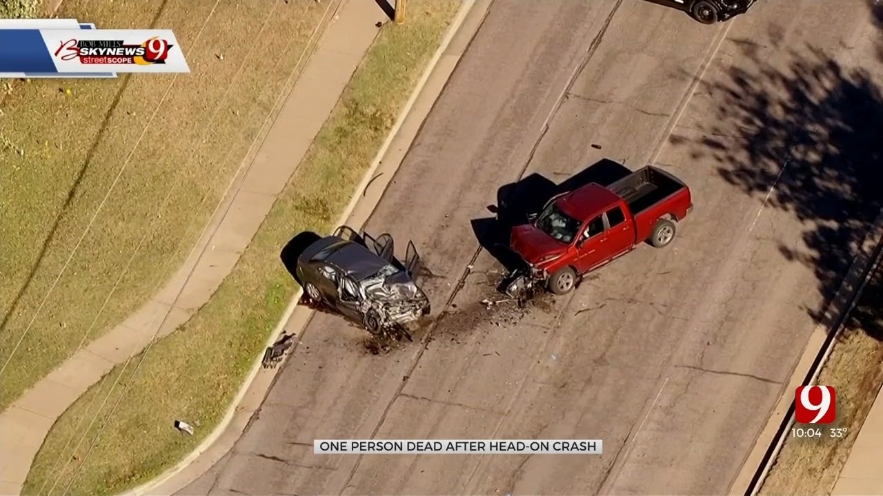 1 Killed In 3 Car Crash In SW Oklahoma City - YouTube
