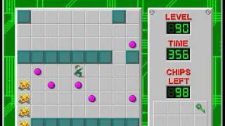 Chip's Challenge 1 Level 90 (Playhouse) - 318 seconds