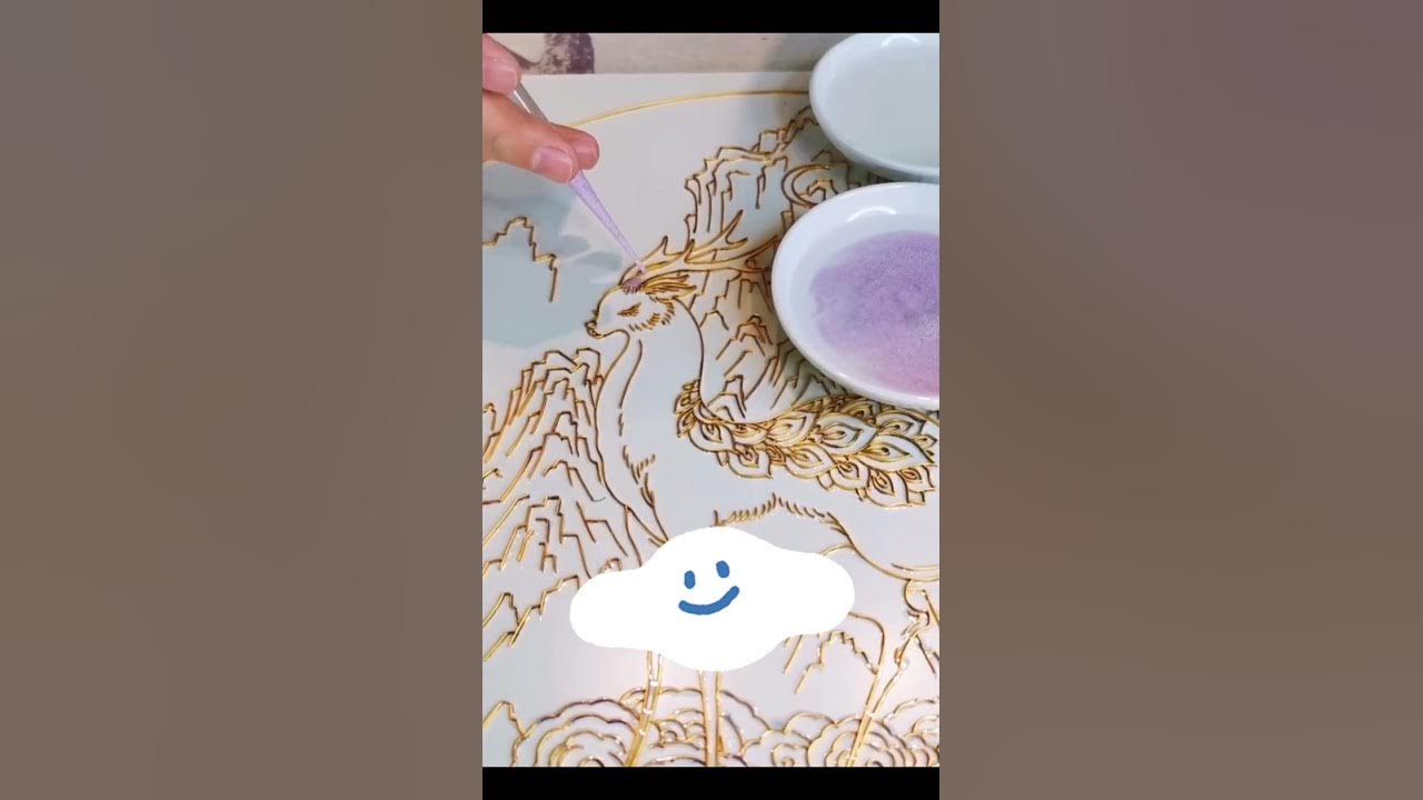 How to make a cloisonne YouTube