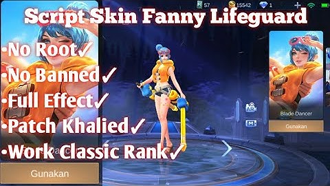 New!! Script Skin Fanny Lifeguard Full Effect!!! Patch Khalid!!!