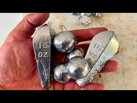 fishyfishy: making lead weights the easy way