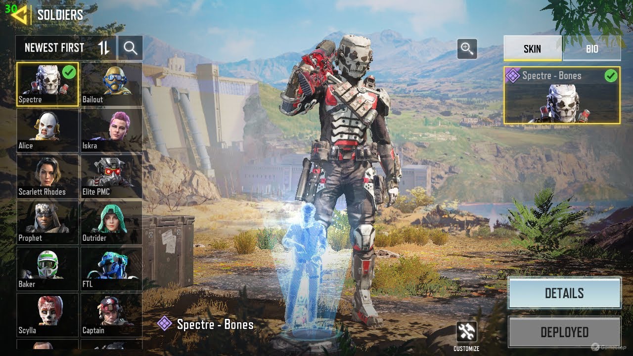 *NEW* SPECTRE- BONES | COD MOBILE | SOLO 🇹🇹