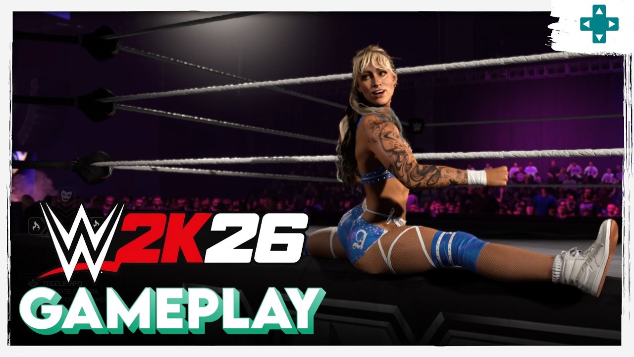 Предварительный обзор игрового процесса WWE 2K26 - Полный матч в мусорном контейнере