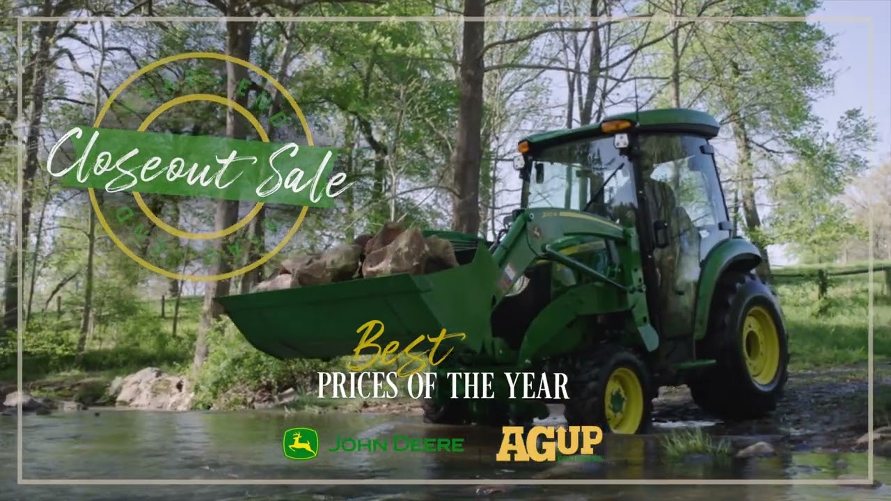 AgUp’s Year-End Closeout Sale! Save BIG on In-Stock John Deere 1–5 Series Tractors