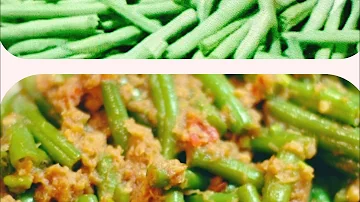 How to cook long green beans/ Arabic/Style #longgreenbeans#greenbeans#cookingaishaharabiarecipe