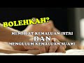 Hukum Menjilat Kehormatan Istri Dalam Islam - YouTube