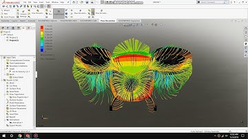 Airflow (aerodynamics) simulation in drone with solidworks