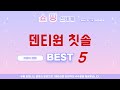 2025년 최신 덴티원 칫솔 추천 순위 TOP5