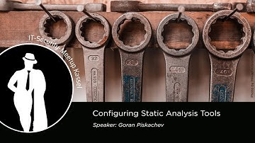 Static Analysis Tools. Goran Piskachev