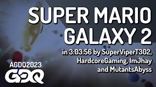 Super Mario Galaxy 2 by SuperViperT302, HardcoreGaming, ImJhay, MutantsAbyss in 3:03:56 - AGDQ 2023