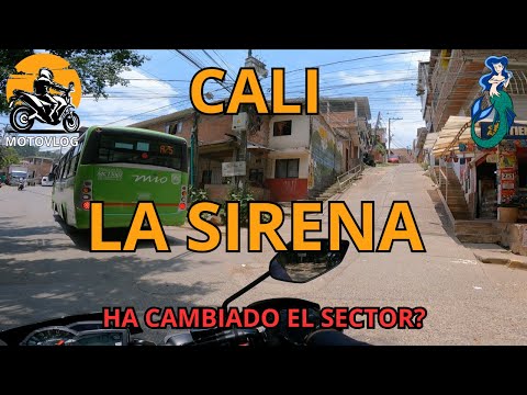 CALI 🇨🇴 LA SIRENA 🧜🏻‍♀️ CARRERA 56 desde la CALLE 5a Motovlog.