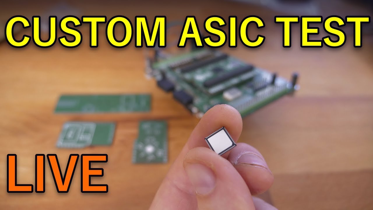 LIVE: Custom ASIC hardware works! Need to decode GIF (not jiff) - YouTube