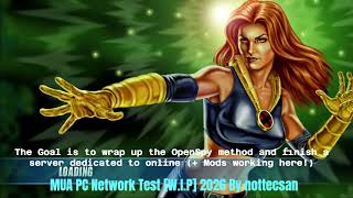 MUA Network Test W.I.P (Marvels Ultimate Alliance PC)