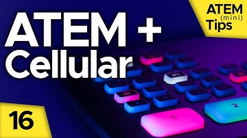 Cellular Live Stream from ATEM Using Your Mobile Phone - ATEM Mini Tips 16