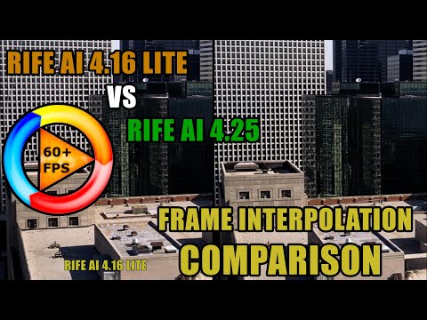 SVP - RIFE AI (4.16 Lite) VS RIFE 4.25 - Frame interpolation