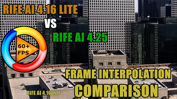SVP - RIFE AI (4.16 Lite) VS RIFE 4.25 - Frame interpolation
