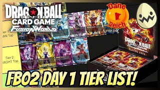 Dragon Ball Super Fusion World: Set 2 Day 1 Tier List with @DaneReich
