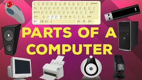 Parts of a computer for kids| Computer Parts name| Input, Output & Storage devices| Kids Learning