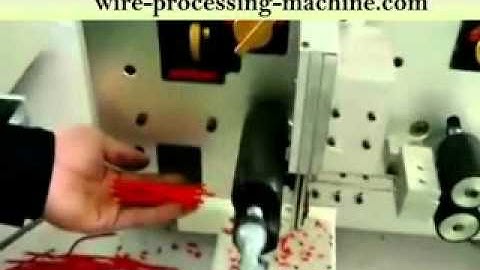 WPM-09T Wire Stripping Cutting and Twisting Machine http://www.cablecutting.net