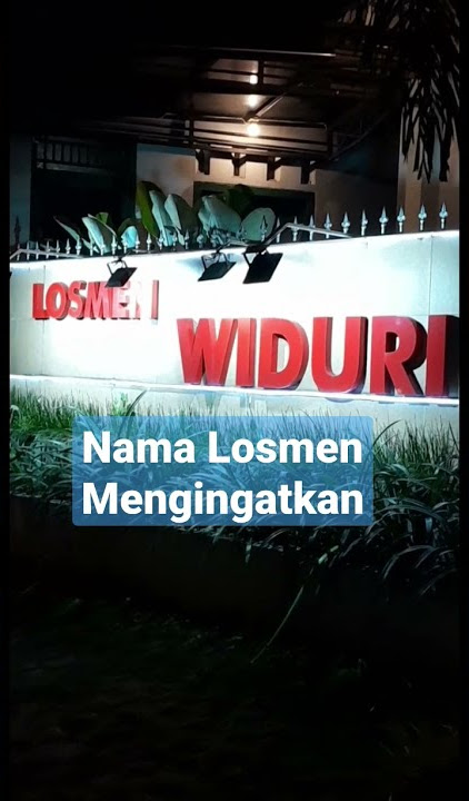 ada sebuah nama losmen di pinggir jalan saat melewati daerah Ajibarang kab. Banyumas🤩