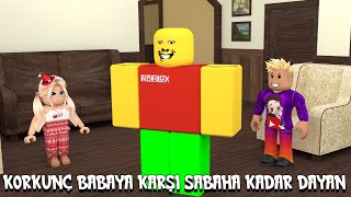 KORKUNÇ GARİP BABA İLE BİR GECE GEÇİRMEK | ROBLOX WEİRD STRİCT DAD