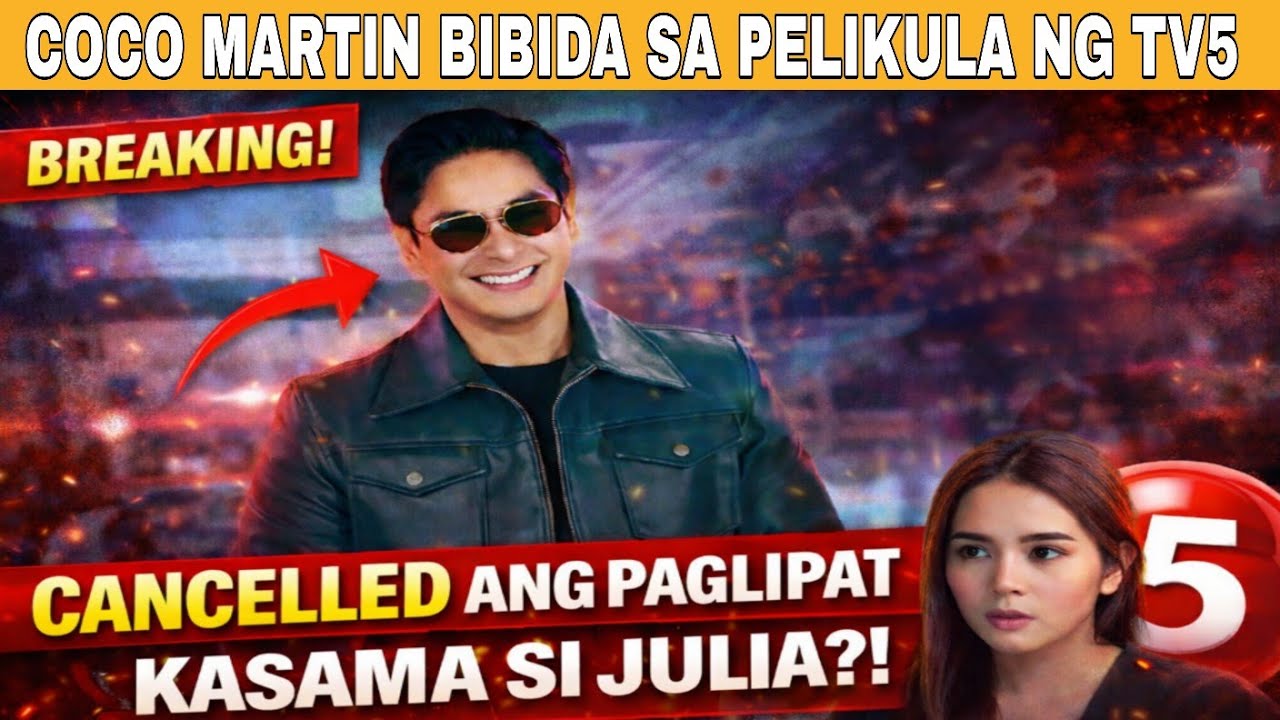 COCO MARTIN BIBIDA SA PELIKULA NG TV5