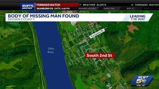 Sheriff: Body of missing man found in Brown County creek