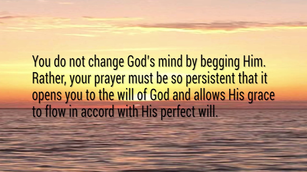 Persistence in Prayer - YouTube