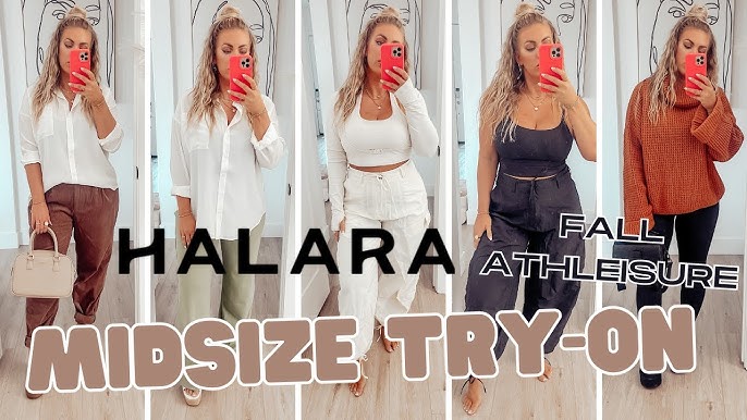 HALARA TRY ON HAUL & REVIEW  quality check, sizing, jogger