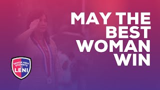 MAY THE BEST WOMAN WIN -LENI ROBREDO