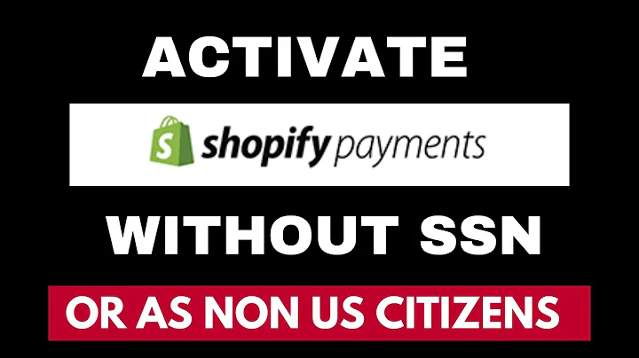 Activate Shopify Payments without SSN