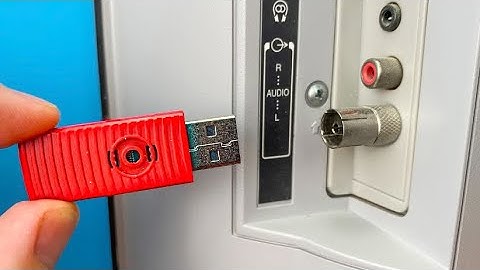 Insert a USB drive into your TV and watch all the world