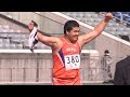 男子A 砲丸投 決勝2位 第49回ジュニアオリンピック陸上競技大会