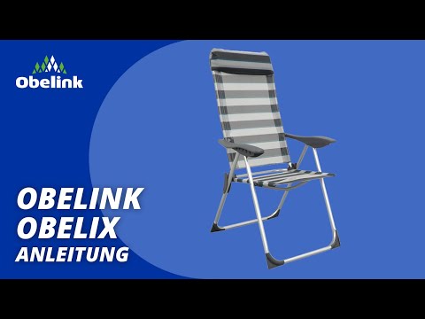 Obelink Obelix Campingstuhl aufbauen | Anleitung | Obelink