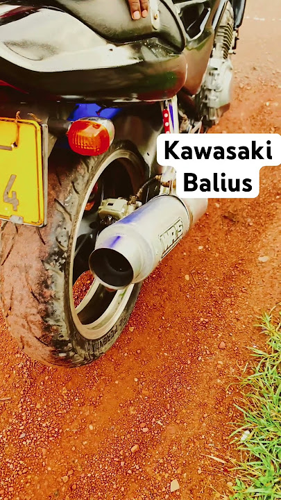 Kawasaki balius with WRS exhaust #kawasaki #balius #exhaust sound  #250cc #wRS  #hornet #srilanka