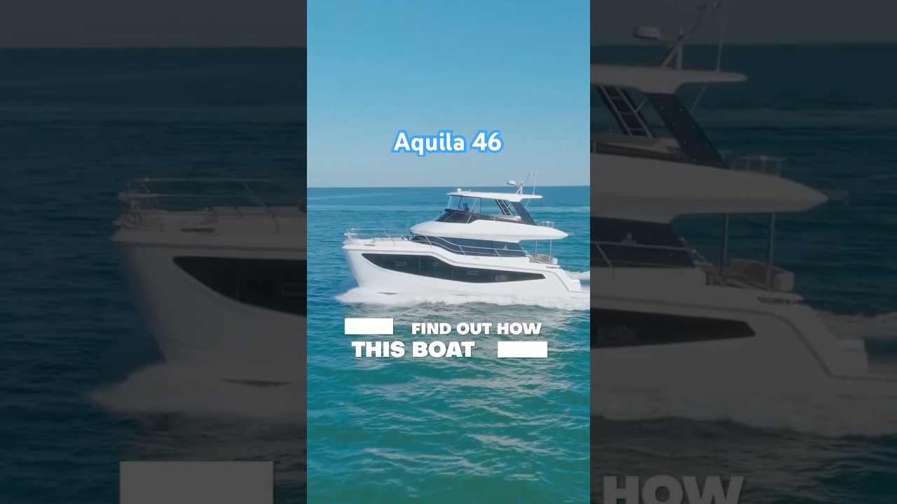 ⁣Ever wonder what it's like to soar on a powercat? Aquila 46