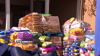 Entrega de alimentos gratis en el Este de Los Ángeles