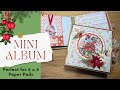 PROJECT SHARE | Christmas Mini Album for 6 x 6 paper pads | We R | North Pole