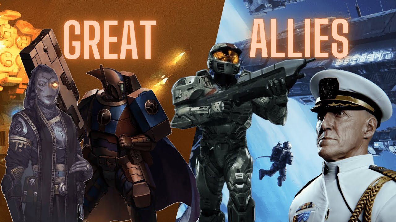 Империя Тау и ККОН были бы отличными союзниками | Halo vs Warhammer 40k