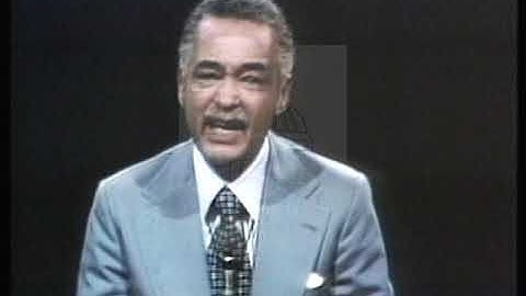 Coleman Young [Democratic] 1973 Campaign Ad "I See Violence & Fear"