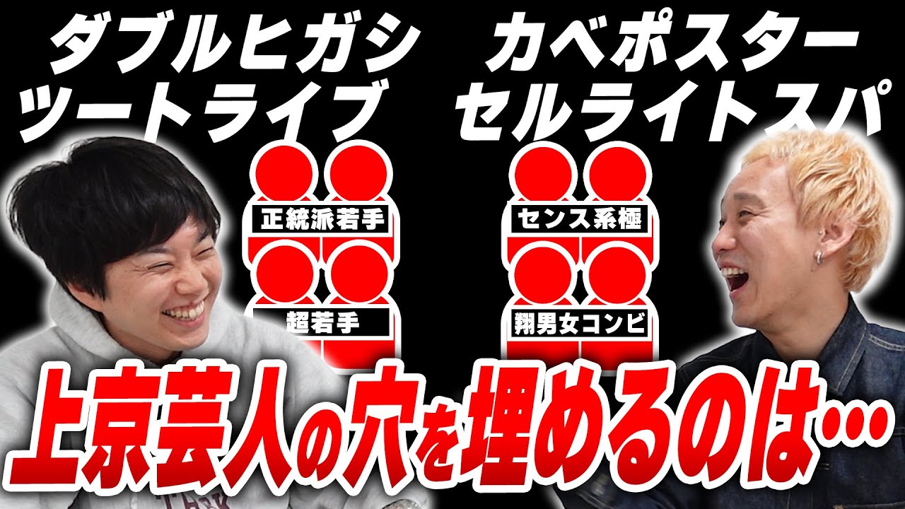 上京芸人の穴を埋めるのはこいつらだ【黒帯会議】