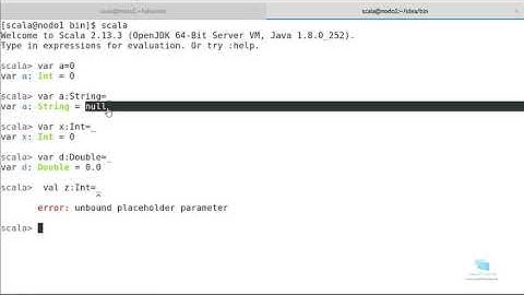 Curso de Scala desde cero: Inicializar variables con valores por defecto